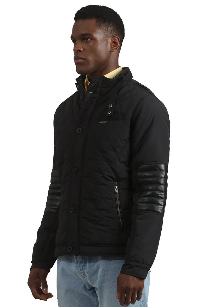 Men's Belmont Quilted Jacket, Alternate, color, Black