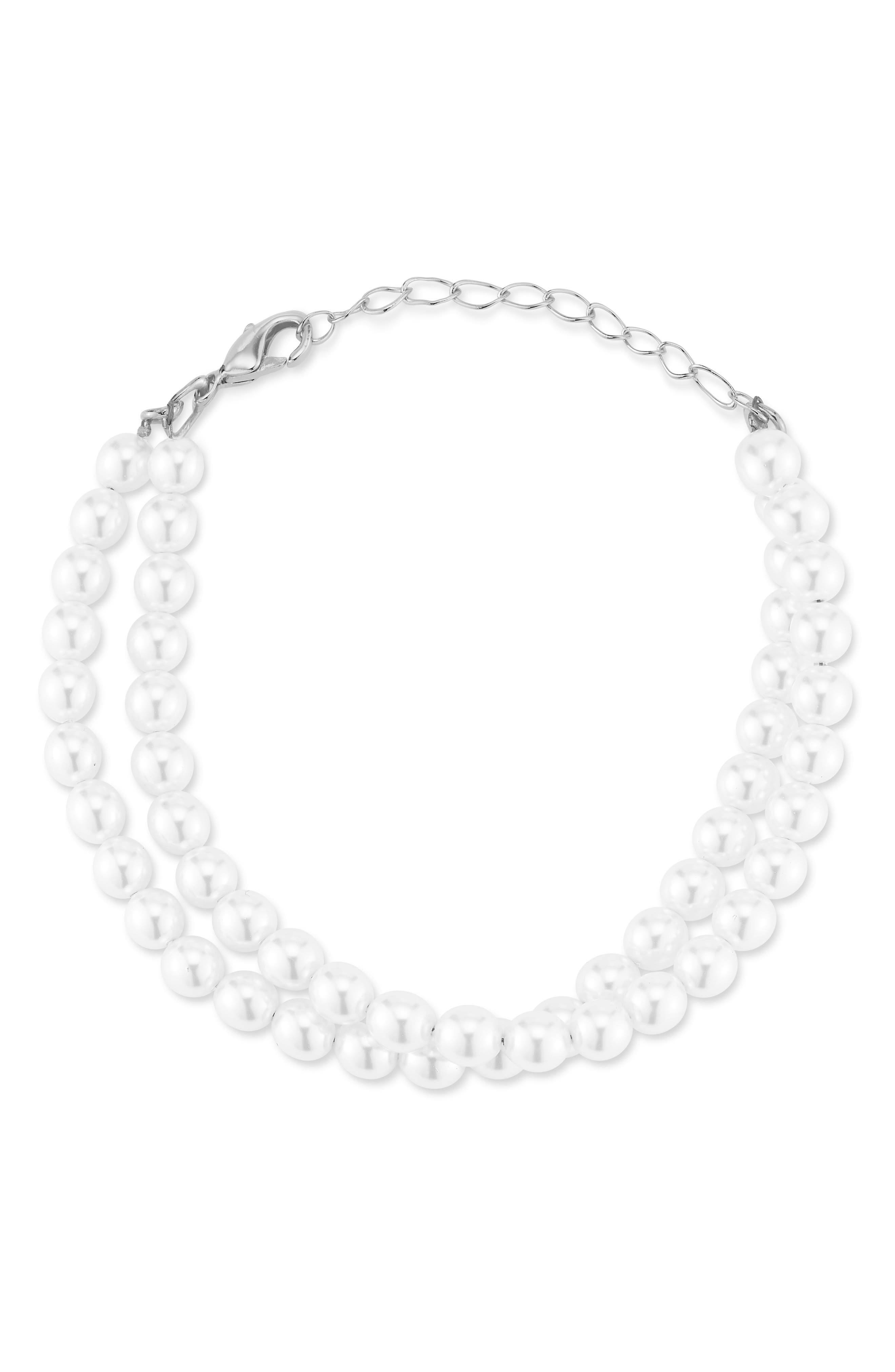 GLAZE JEWELRY Faux Pearl Bracelet