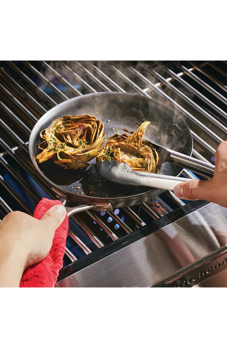 KITCHENAID NITRO 8.5-in. Carbon Steel Skillet, Alternate, color, Black