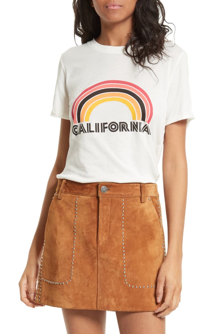 California Tee, Main, color, CHALK MULTI