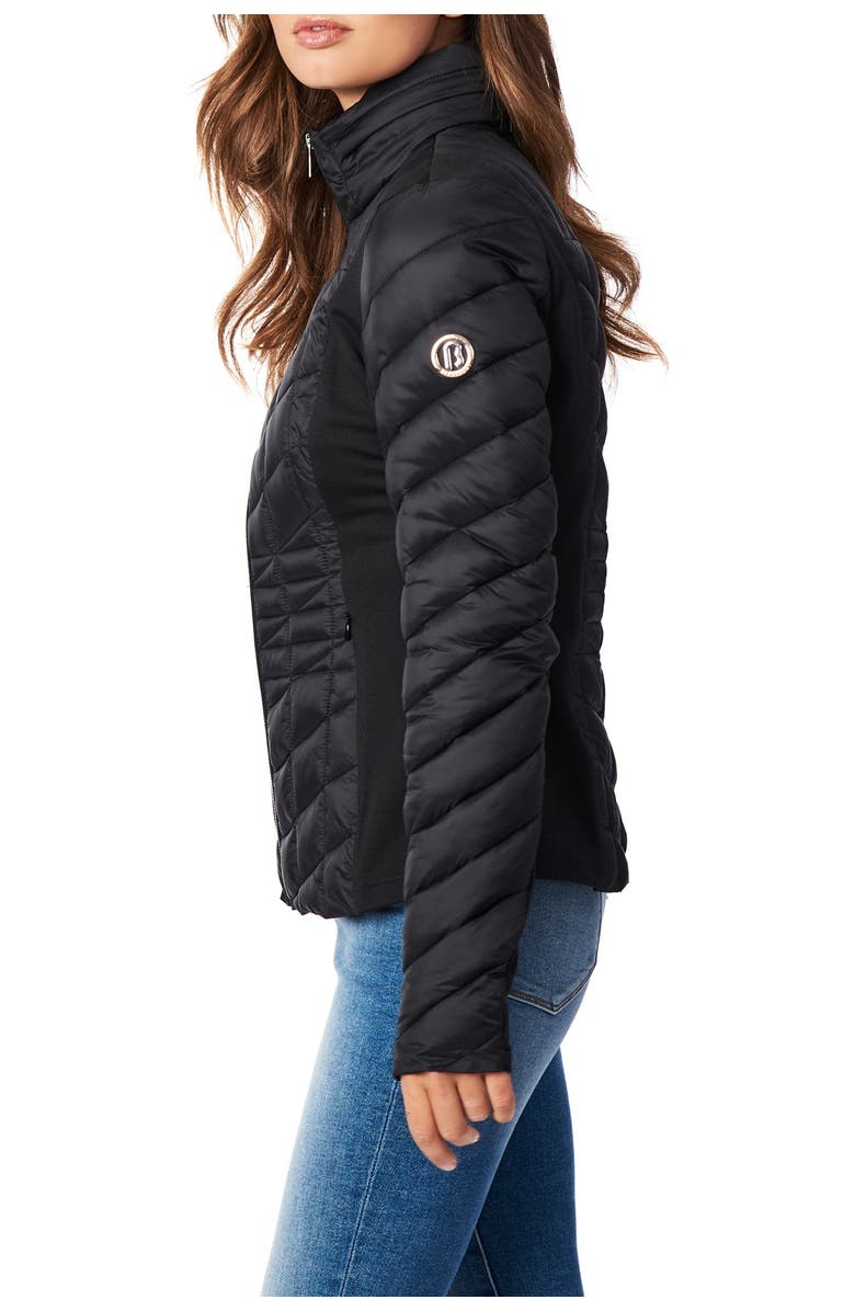 Bernardo Woven Quilted Jacket, Alternate, color, 
