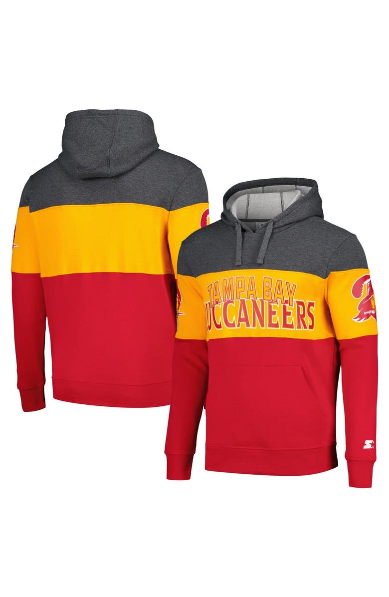 STARTER Men's Starter  Red/Orange Tampa Bay Buccaneers Extreme Pullover Hoodie, Main, color, Red