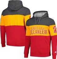 STARTER Men's Starter Red/Orange Tampa Bay Buccaneers Extreme Pullover Hoodie