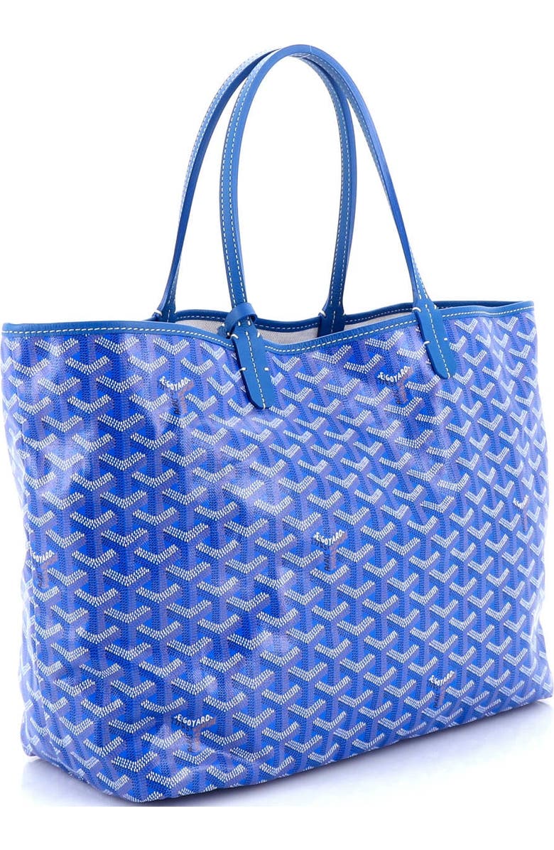 Pre-Owned Goyard Saint Louis Tote Coated Canvas PM, Alternate, color, Blue