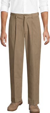 Lands' End Corduroy Comfort Waist Classic Fit Pleated Front Pant