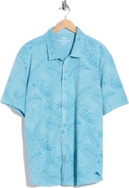 Tommy Bahama Floral Short Sleeve Button-Up Shirt