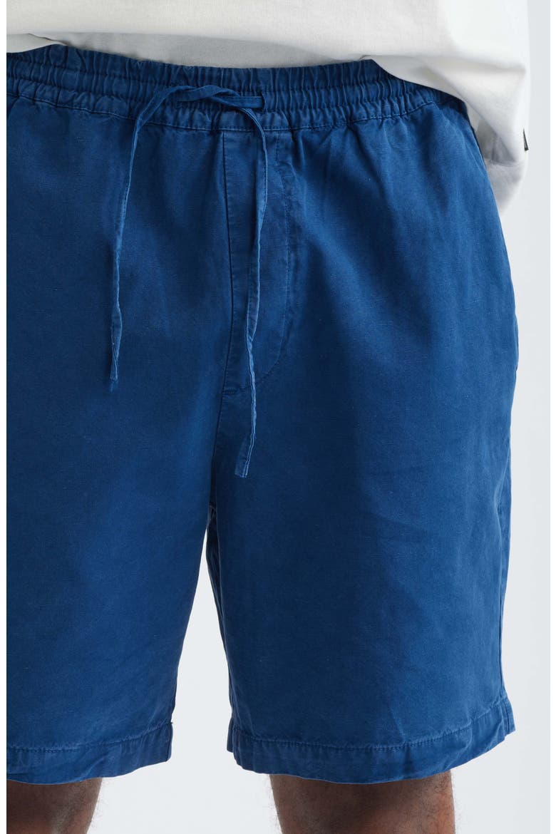 Garment Dyed Pull-On Shorts, Alternate, color, NAVY PEONY