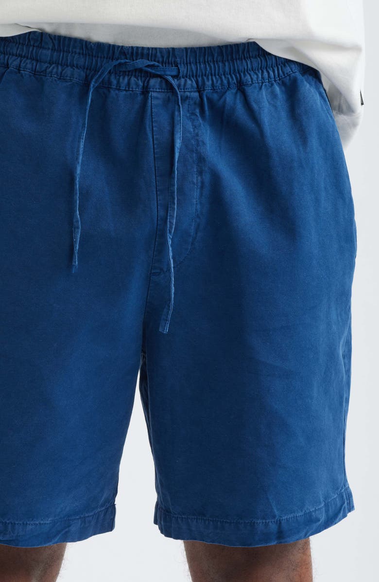 Brooklyn Industries Garment Dyed Pull-On Shorts, Alternate, color, Navy Peony