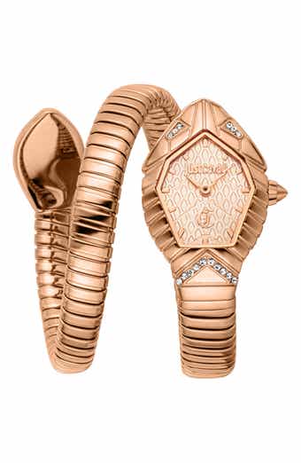Just Cavalli Snake Bracelet Watch, 22mm x 35mm