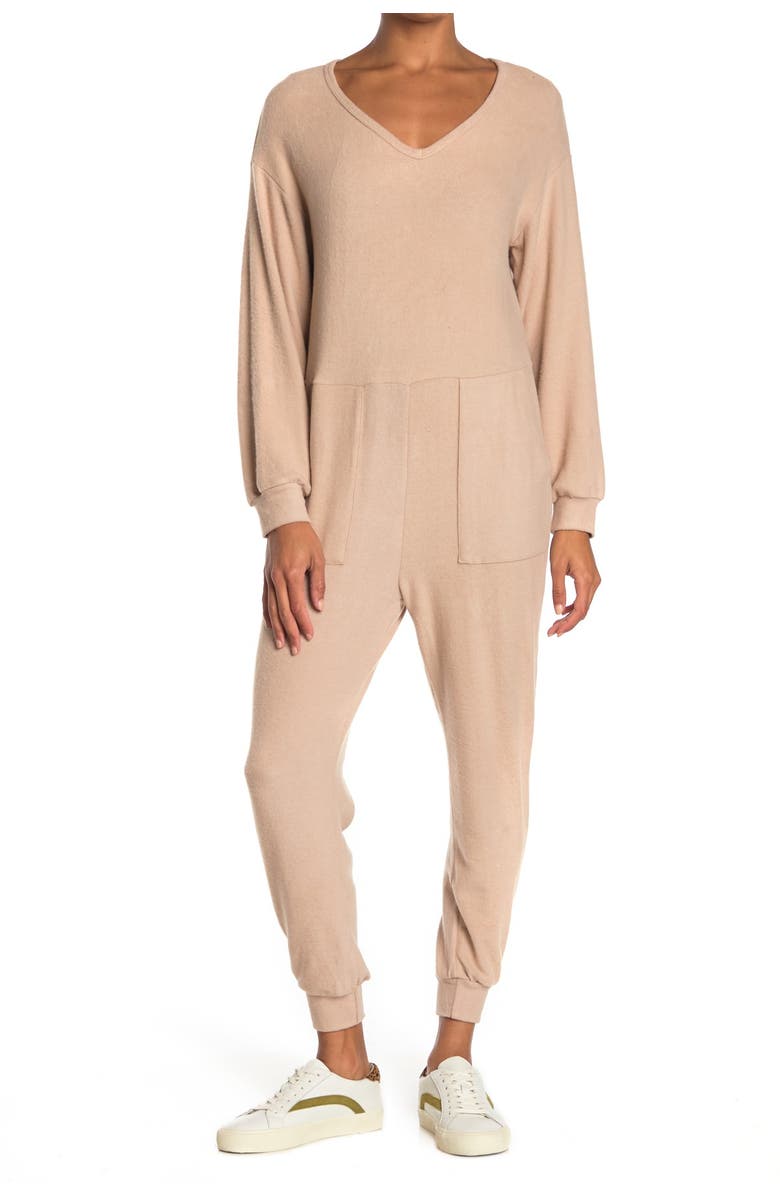 All in Favor One-Piece Cozy Jumpsuit, Alternate, color, 