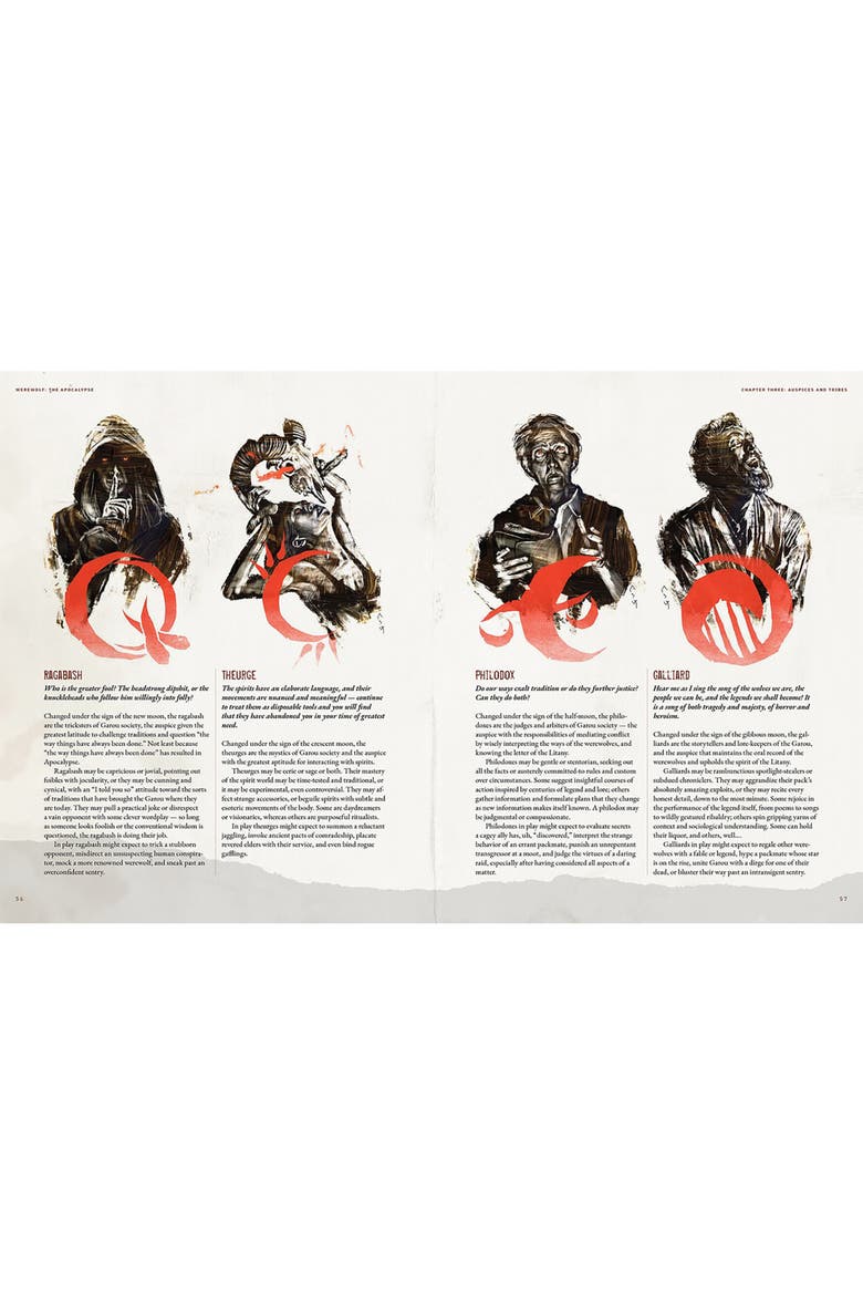 Werewolf The Apocalypse 5Th Edition Core Rulebook Hardcover Rpg Book, Alternate, color, Multicolored
