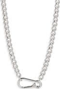 Nordstrom Carabiner Curb Chain Necklace