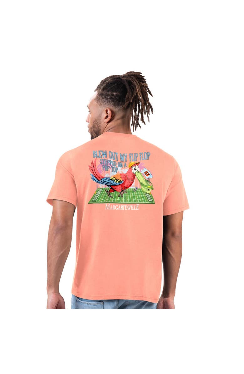 Margaritaville Men's Margaritaville Orange Cincinnati Bengals Flip Flop T-Shirt, Alternate, color, Orange