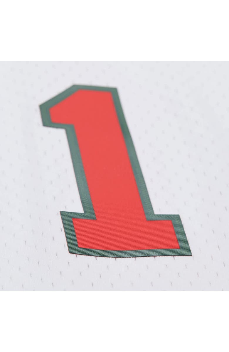 Mitchell & Ness Men's Mitchell & Ness Oscar Robertson White Milwaukee Bucks Hardwood Classics Swingman Jersey, Alternate, color, White