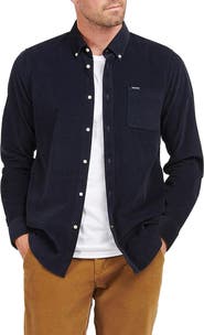 Barbour Ramsey Tailored Fit Corduroy Button-Down Shirt