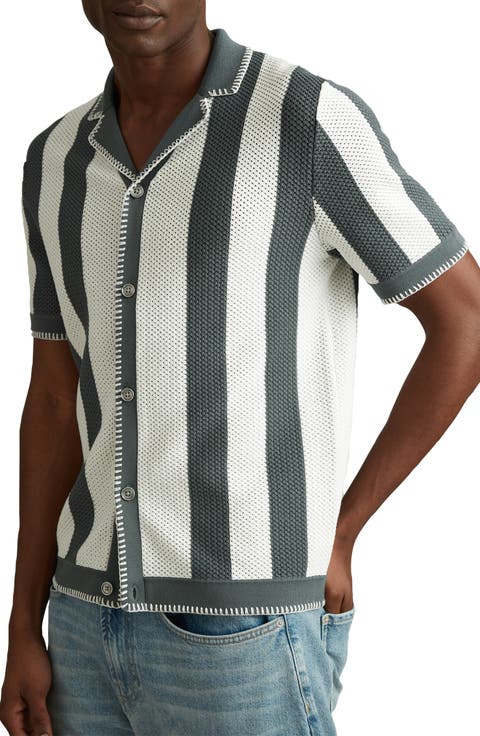 Naxos Open Knit Camp Shirt