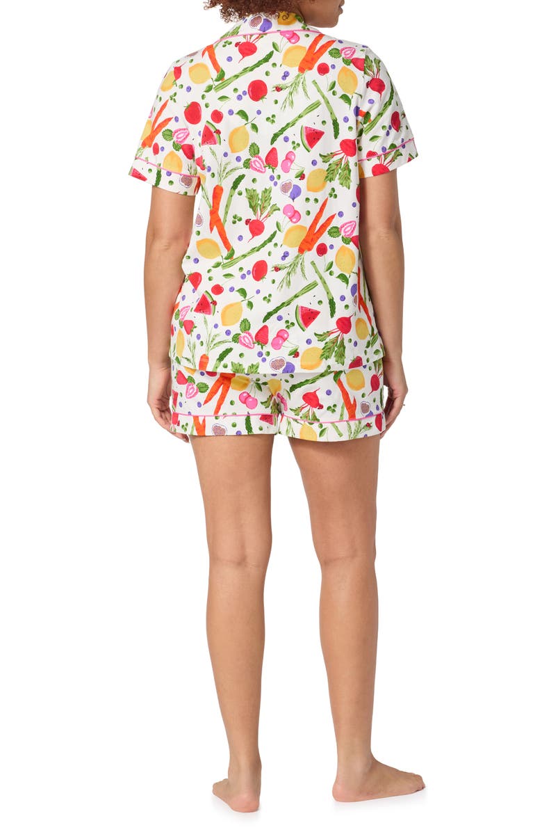 BedHead Pajamas Stretch Cotton Jersey Pajamas, Alternate, color, Organic Garden