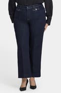 NYDJ Teresa Slit Hem Wide Leg Jeans