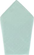 Trafalgar Churchill Chambray 12-Inch Polka Dot Linen Blend Pocket Square