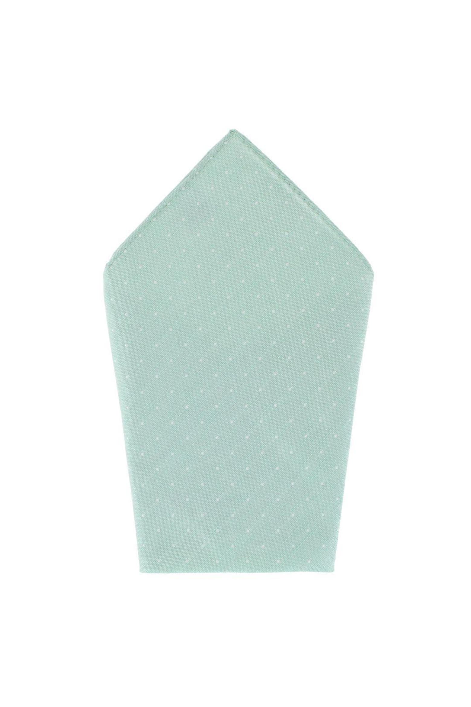 One Inch Color Square Trafalgar Churchill Chambray 12-inch Polka Dot Linen Blend Pocket ...