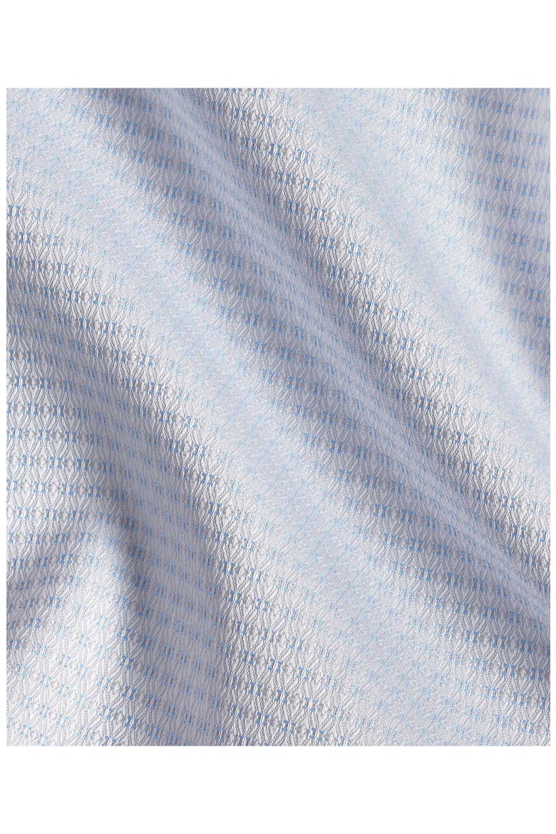 Trim Fit Micro Dobby Cotton Dress Shirt, Alternate, color, PEARL/ SKY