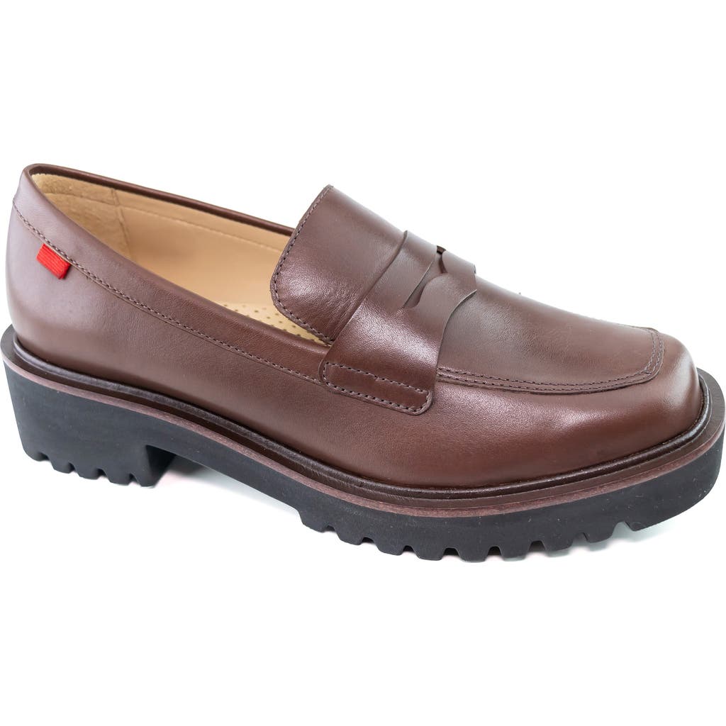 Marc Joseph New York Brielle Ave Lug Sole Loafer In Brown