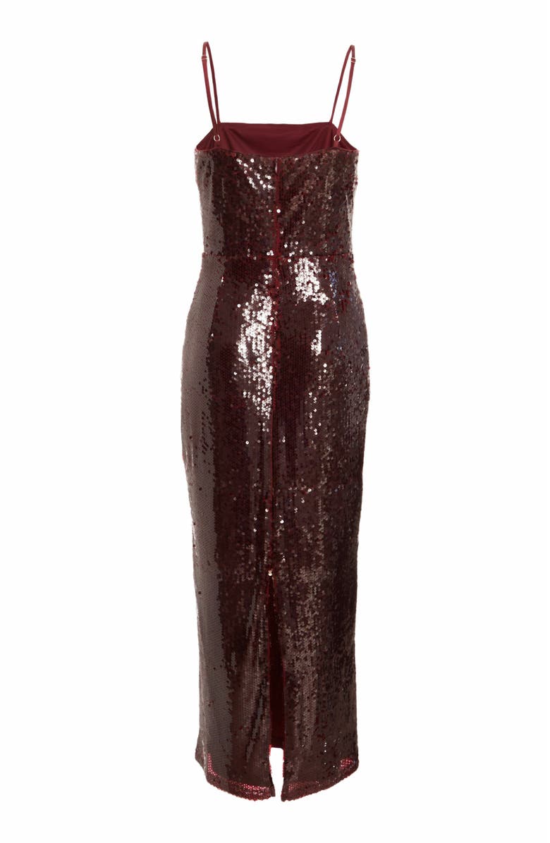 QUIZ Sequin Strappy Sleeveless Maxi Dress, Alternate, color, 