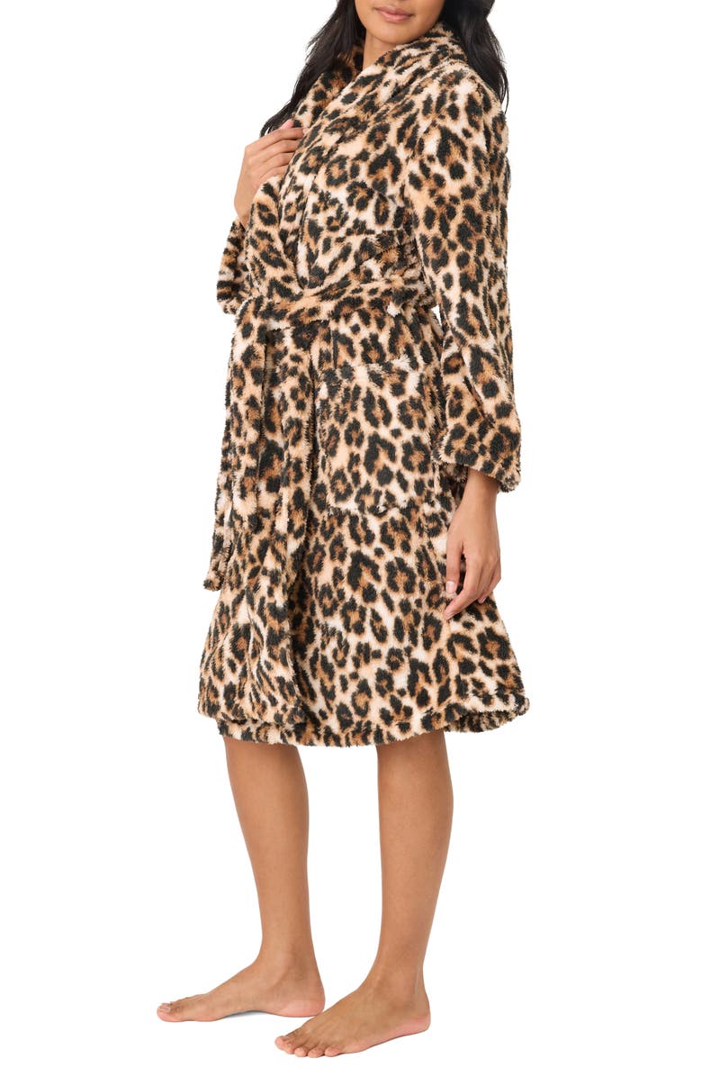 PJ Salvage Fleece Robe, Alternate, color, Natural