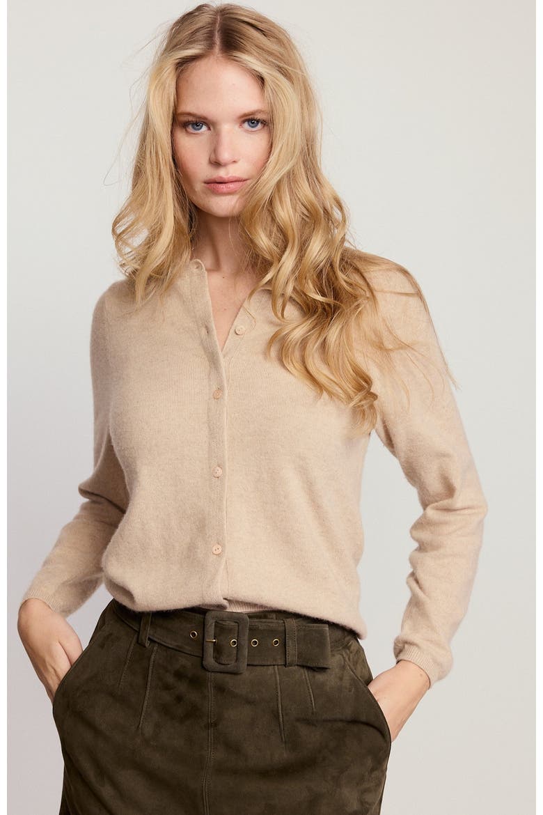 The Cashmere Crew Sweater, Alternate, color, Camel