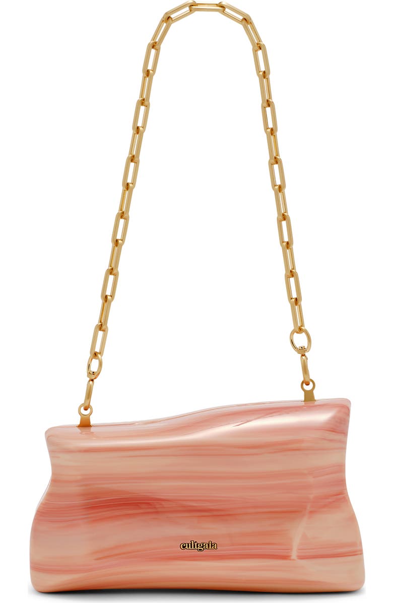 Cult Gaia Malaya Clutch, Main, color, Rose Water
