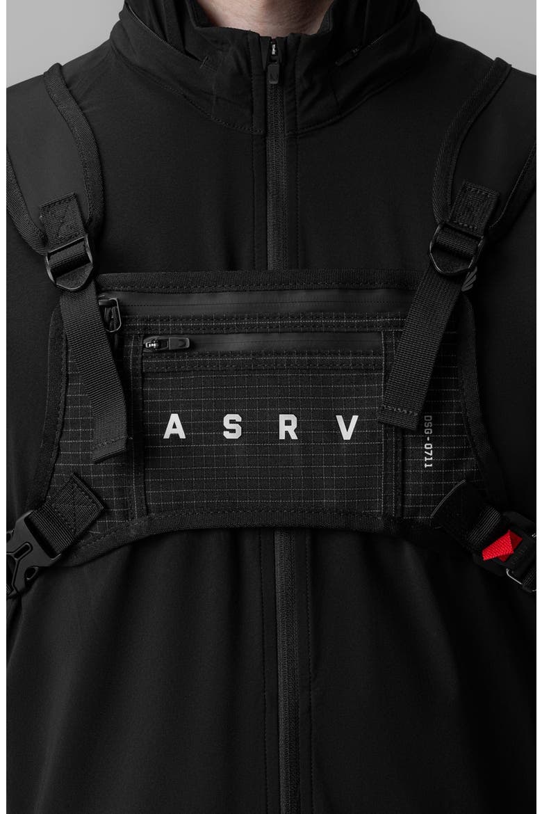 Cordura Grid Lightweight Chest Pack, Alternate, color, Black Grid