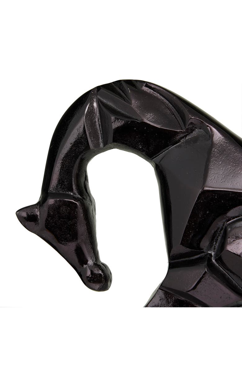 VIVIAN LUNE HOME Black Aluminum Contemporary Horse Sculpture, Alternate, color, 