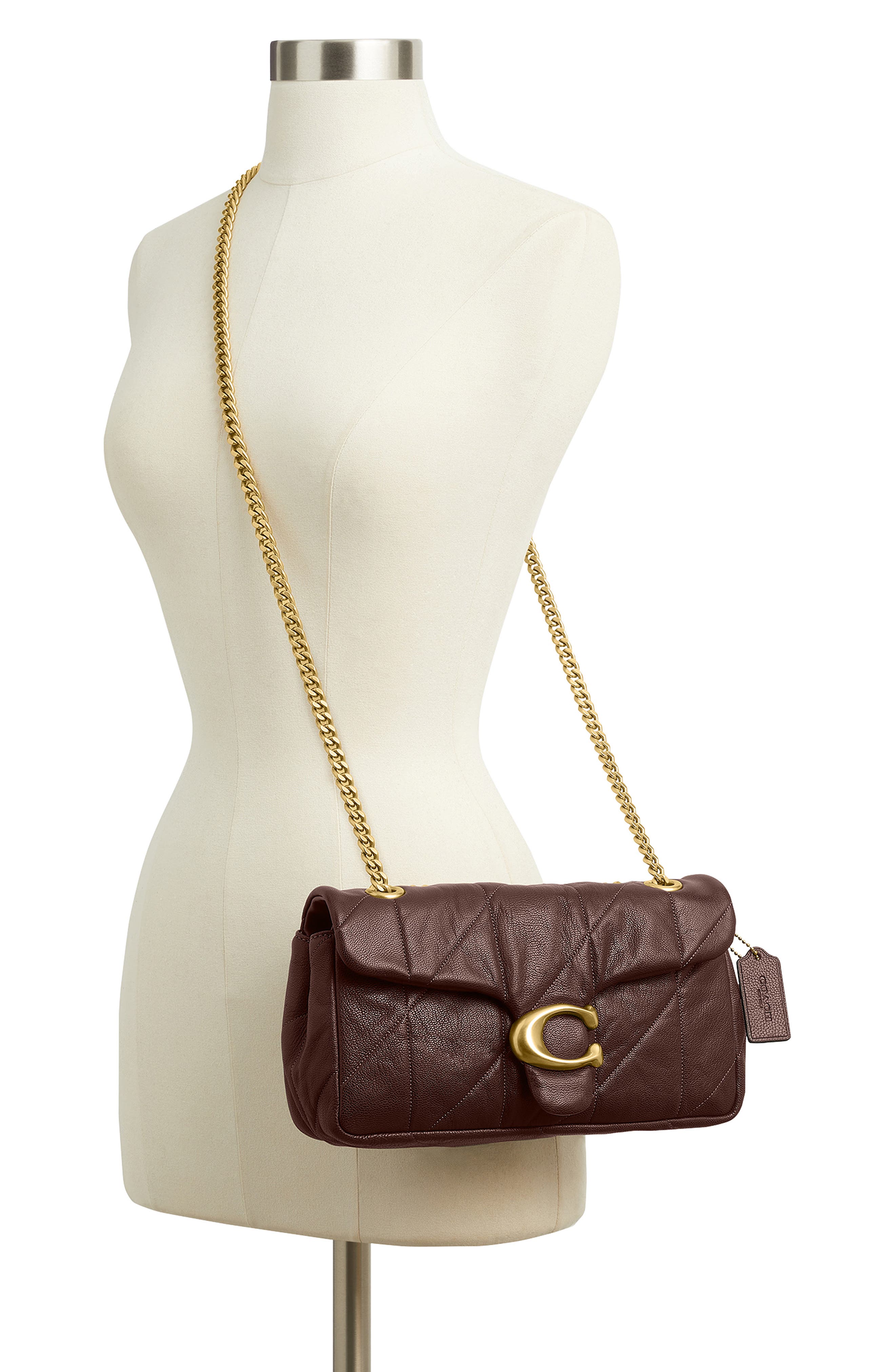 Tabby 26 Soft Quilted Shoulder Bag, Alternate, color, B4/MAPLE