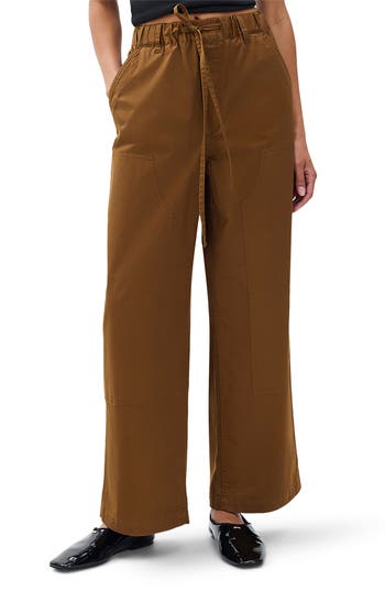 rag & bone Jolie Stretch Cotton Carpenter Pants in Light Brown at Nordstrom Rack, Size Large