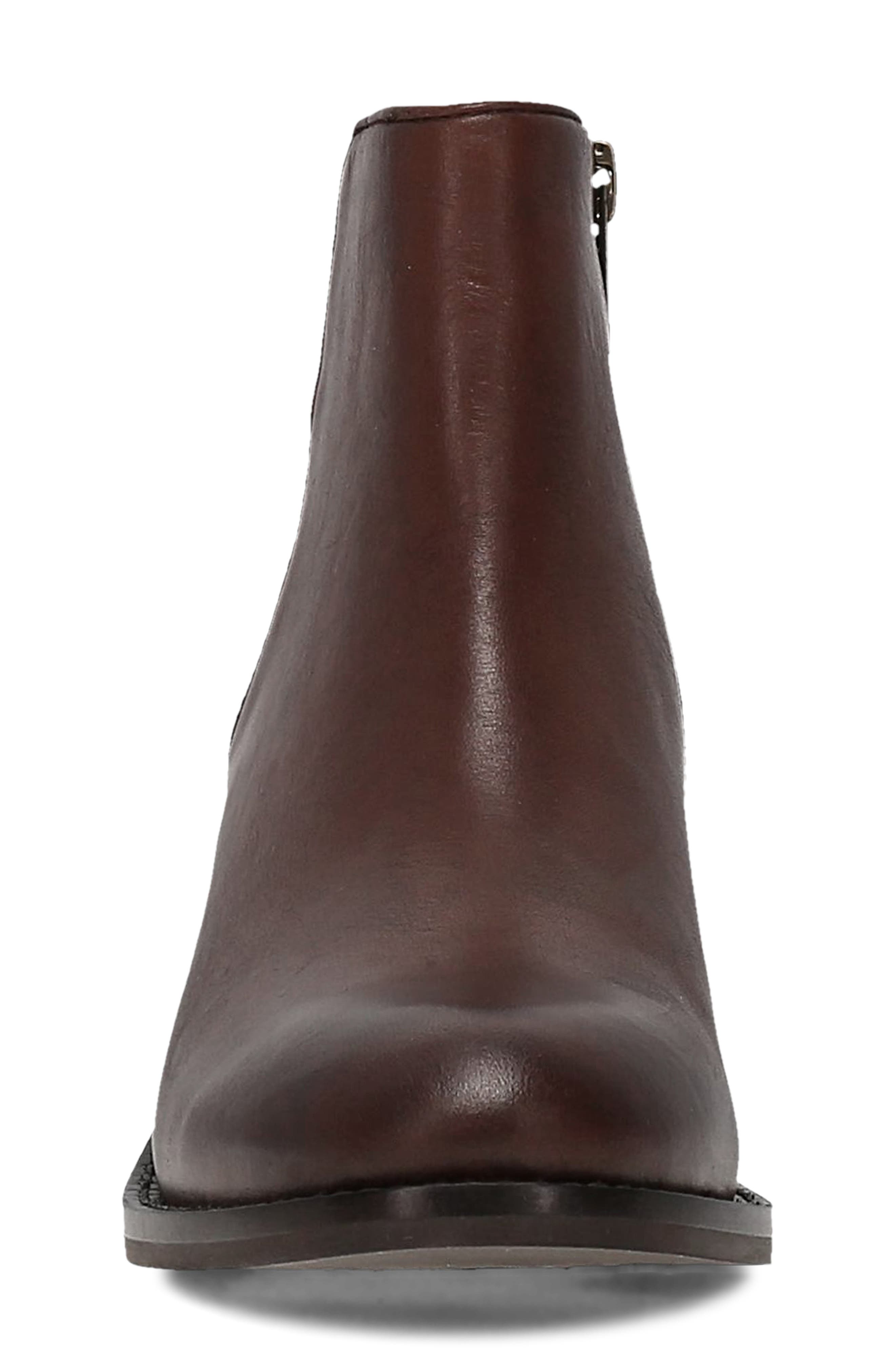 Frye Carson 2 Piping Bootie, Alternate, color, Saddle