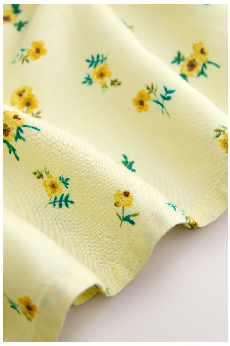 Kids' Floral Puff Sleeve Sundress, Alternate, color, YELLOW