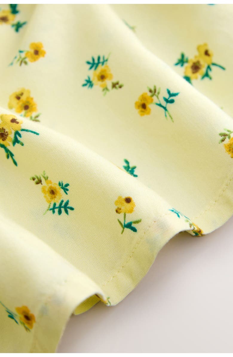 NEXT Kids' Floral Puff Sleeve Sundress, Alternate, color, Yellow