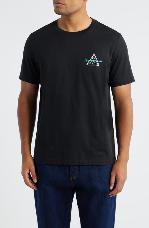 Regular Fit Triangle Organic Cotton Graphic T-Shirt
