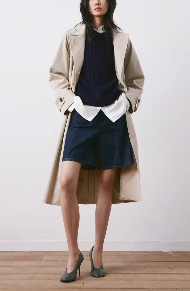 MANGO Polo Sweater, Alternate, color, Dark Navy