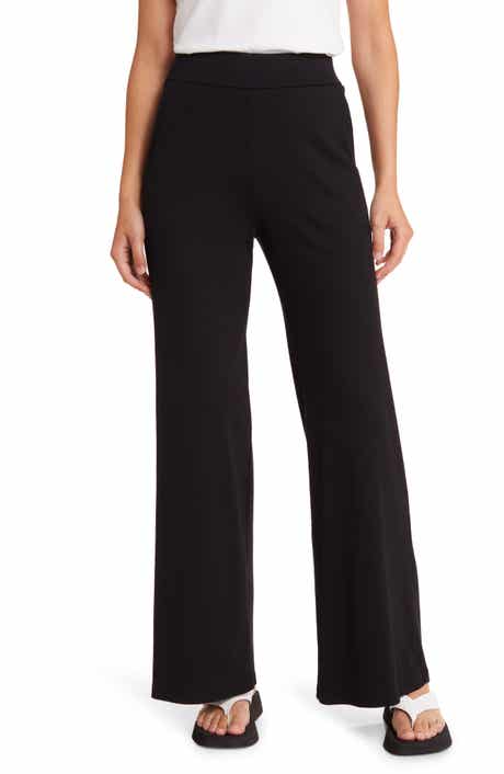Sourie Stretch Cotton Wide Leg Pants