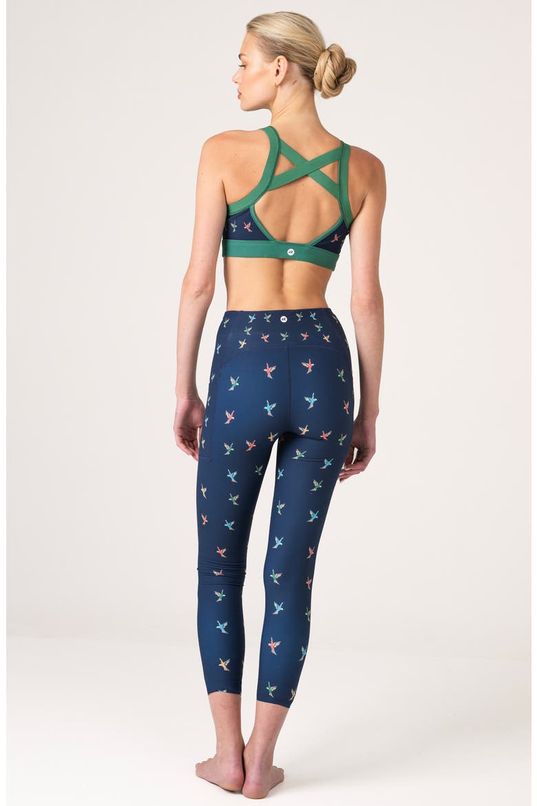 Freedom Wings High-Waisted 7/8 Leggings, Alternate, color, Blue