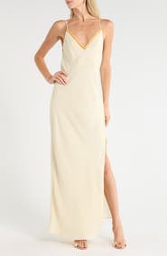 rag & bone Rissa Embroidered V-Neck Slipdress