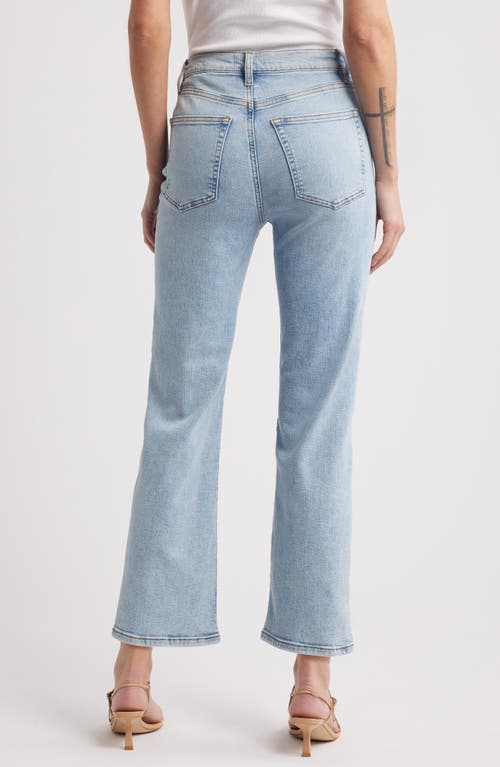 Frame Le Sleek High Waist Ankle Straight Leg Jeans In Tribute