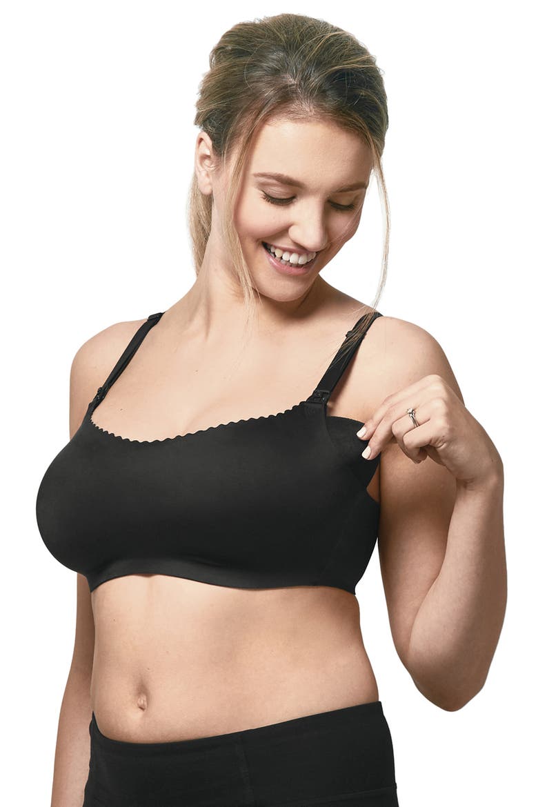 Invisible Nursing Bra, Alternate, color, BLACK