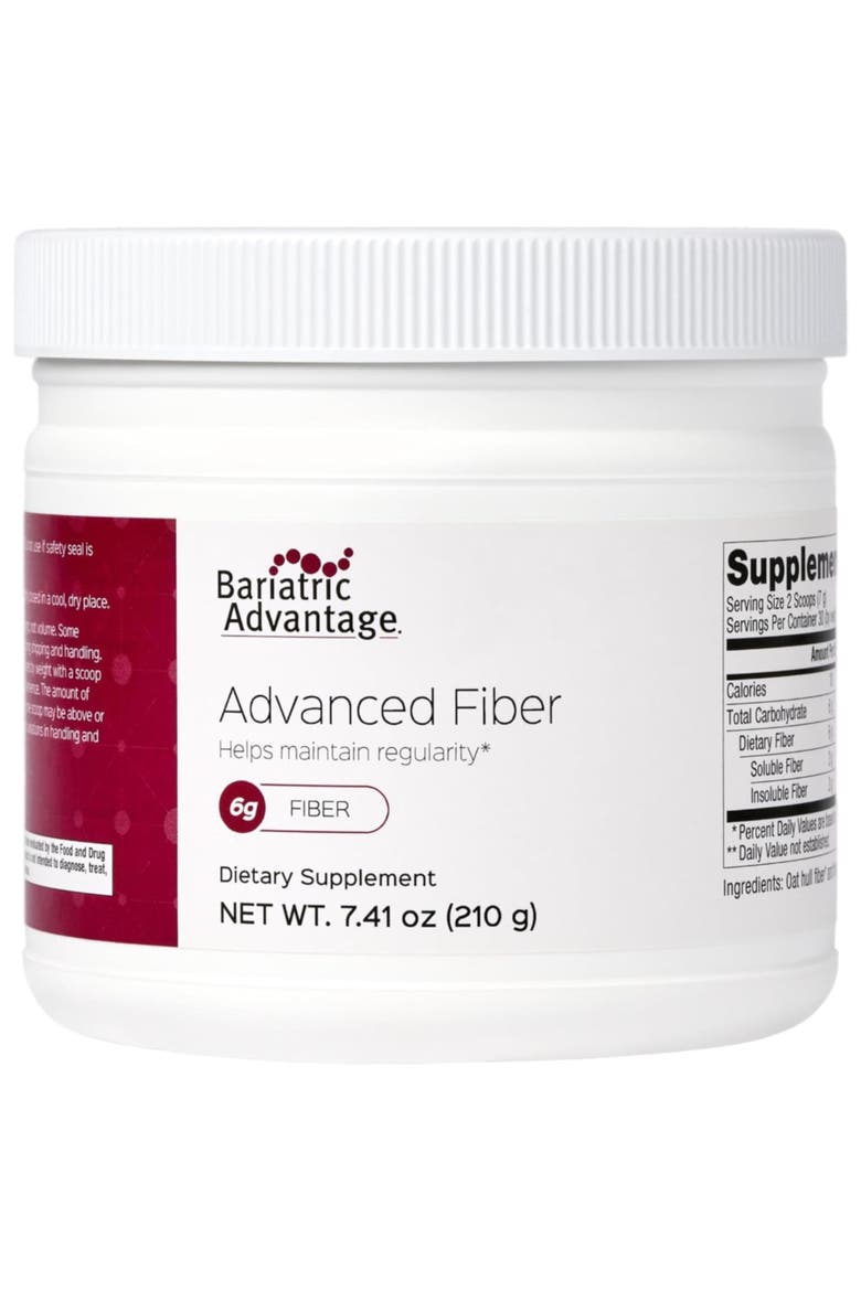 Advanced Fiber Powdered Formula Unflavored Supplement - 30 Count, Main, color, None