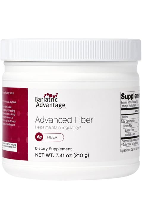 Advanced Fiber Powdered Formula Unflavored Supplement - 30 Count