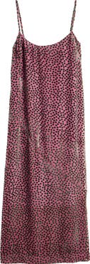 Dries Van Noten Dommino Burnout Polka Dot Slipdress
