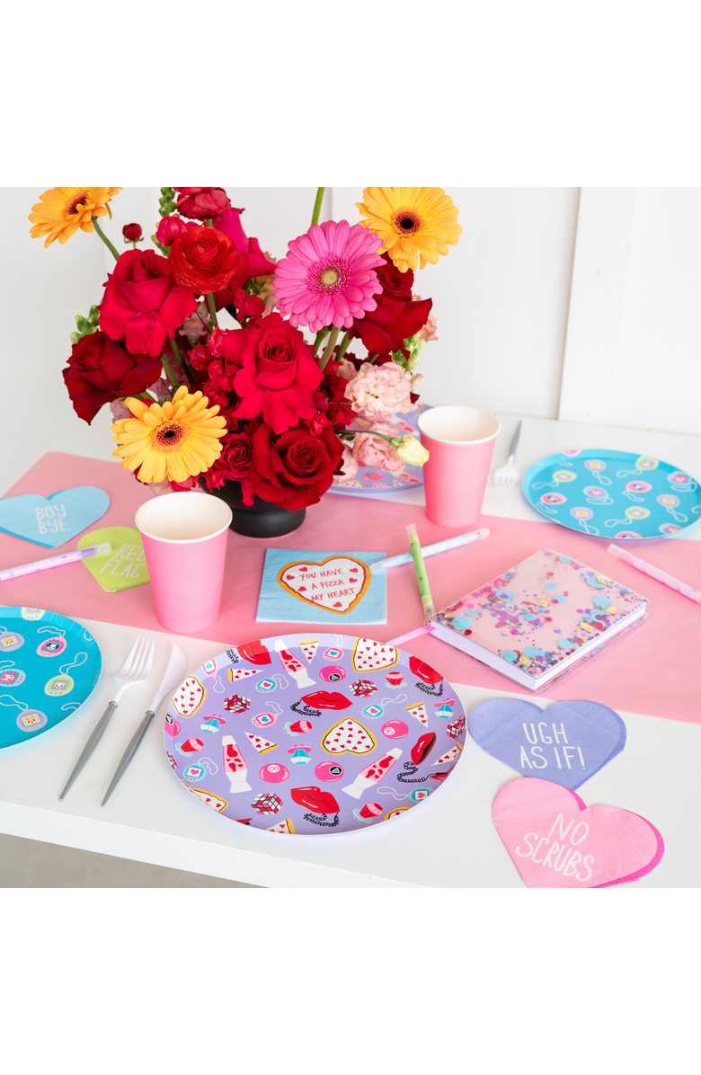 Jollity & Co. Y2K Dinner Plates, Alternate, color, Assorted Pre-Pack