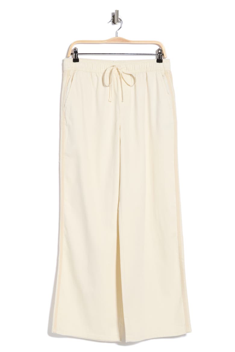 Stretch Cotton Trackies Pants, Alternate, color, MOONSTONE WHITE