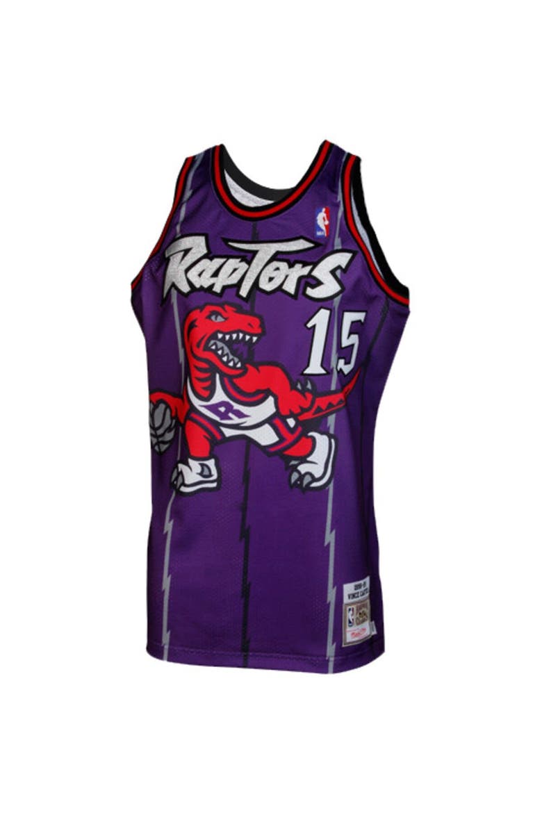 Vince Carter Toronto Raptors 1998/99 Throwback Authentic Jersey - Purple, Alternate, color, Purple